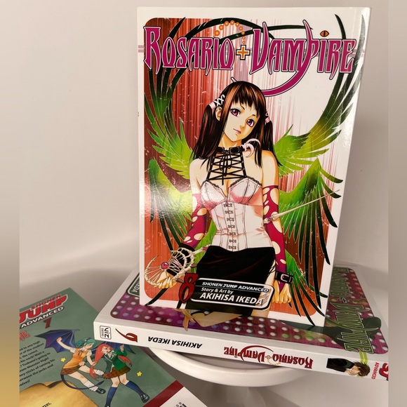 Rosario + Vampire by Akihisa Ikeda Volume 1,2,3,4,5,6,7, 8,&9 Manga Comic Book - Picture 14 of 16